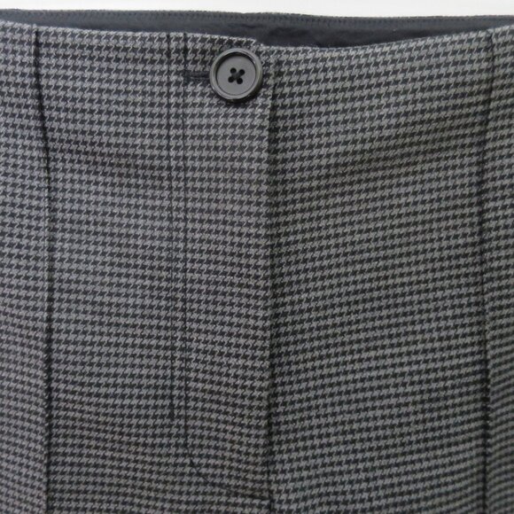 Helmut Lang Houndstooth Cropped Flare Pant Size 2 - Picture 8 of 16
